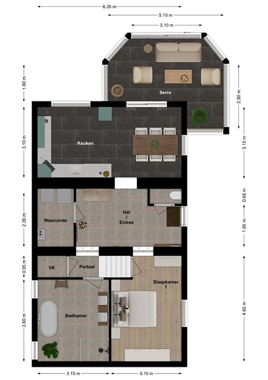 mediumsize floorplan